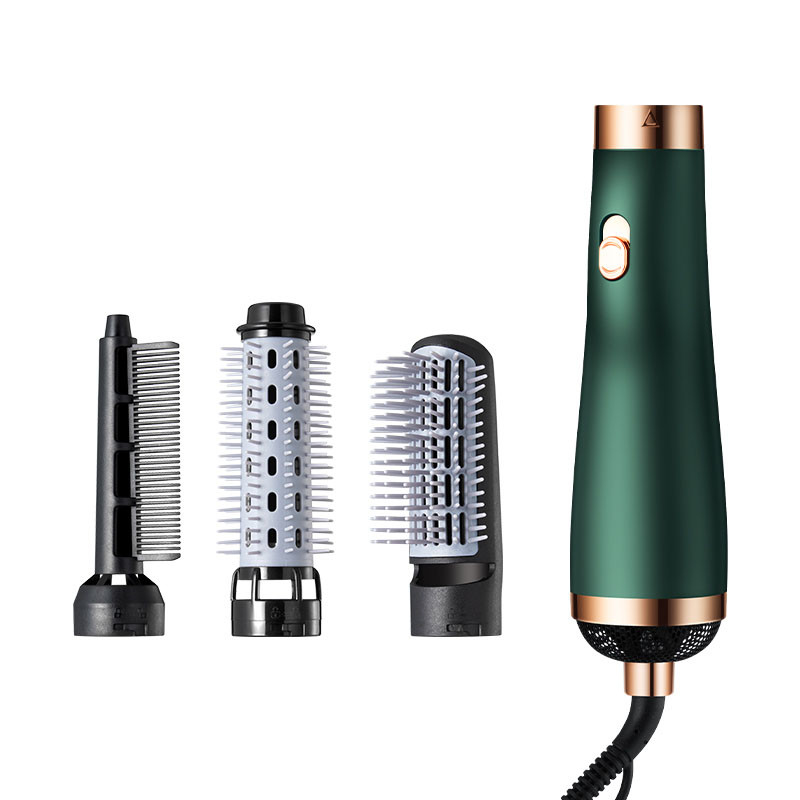 Powerful Blower Comb Brush 3 in 1 and Blue Ion Technology for Frizz-Free Hair