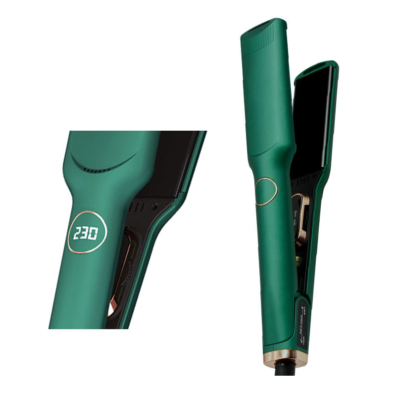 Atrovirens LED Display 150-230 Degrees High Temperature PTC Heating Technology Professional Hair Straightener