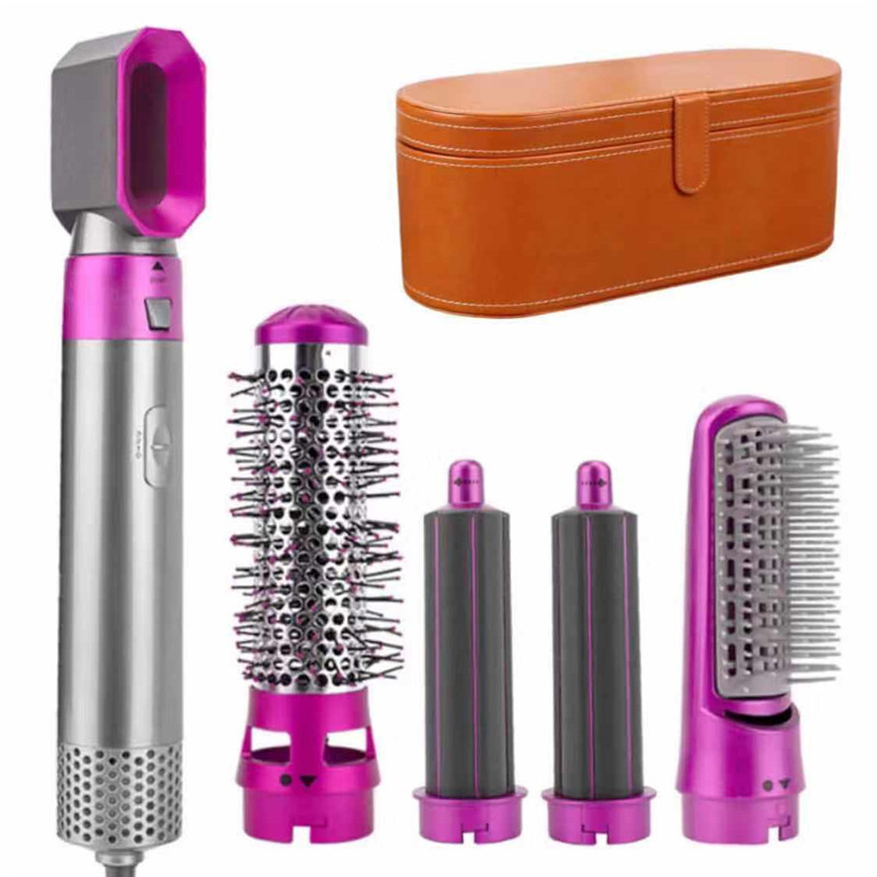 500W New Design Wholesale Low Price Multi Function Air Wrap Leather Box Automatic Hot Air Brush