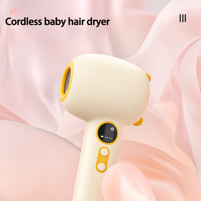 Advanced Technology Cordless Hair Dryer With Type-C Charging Port And Long Battery Life