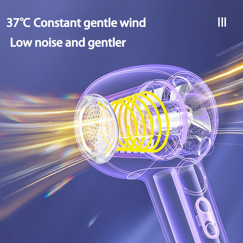 Advanced Technology Cordless Hair Dryer With Type-C Charging Port And Long Battery Life