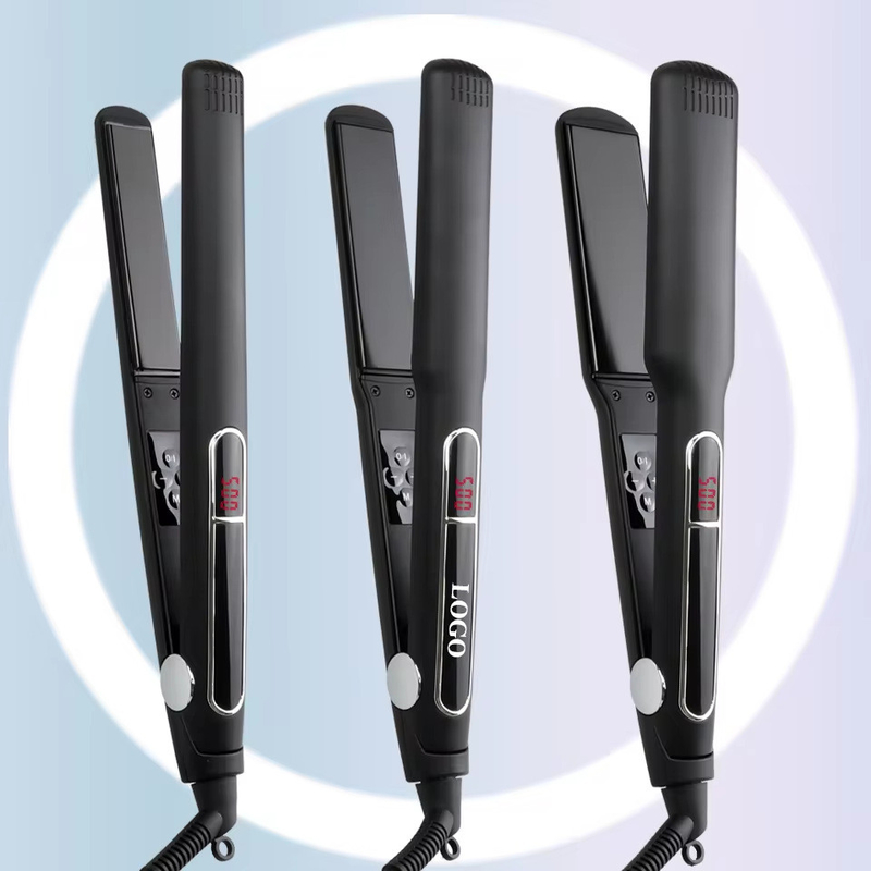 Touch Control MCH Hair Straightener Wide And Narrow Multi Size LCD Display