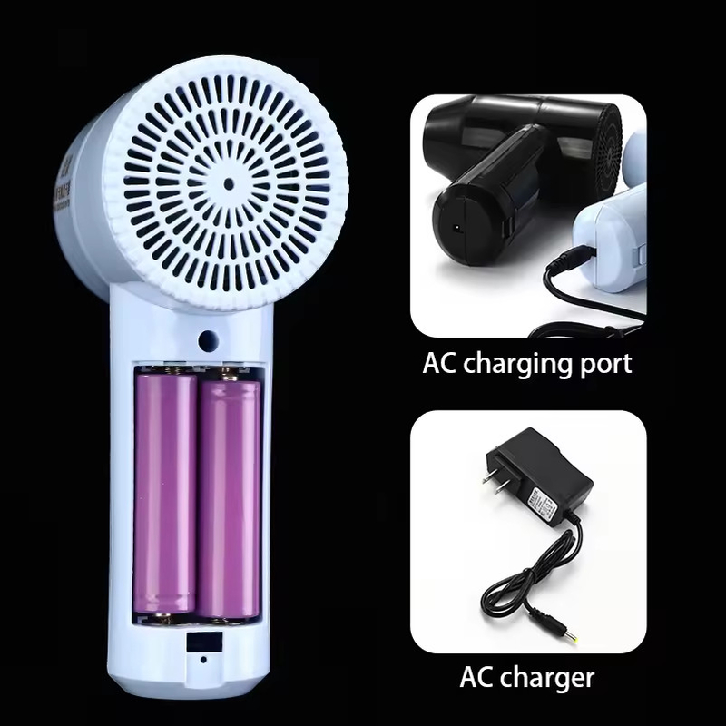 Powerful 800W Cordless Hair Dryer with 60-Minute Battery Life and Tourmaline Technology