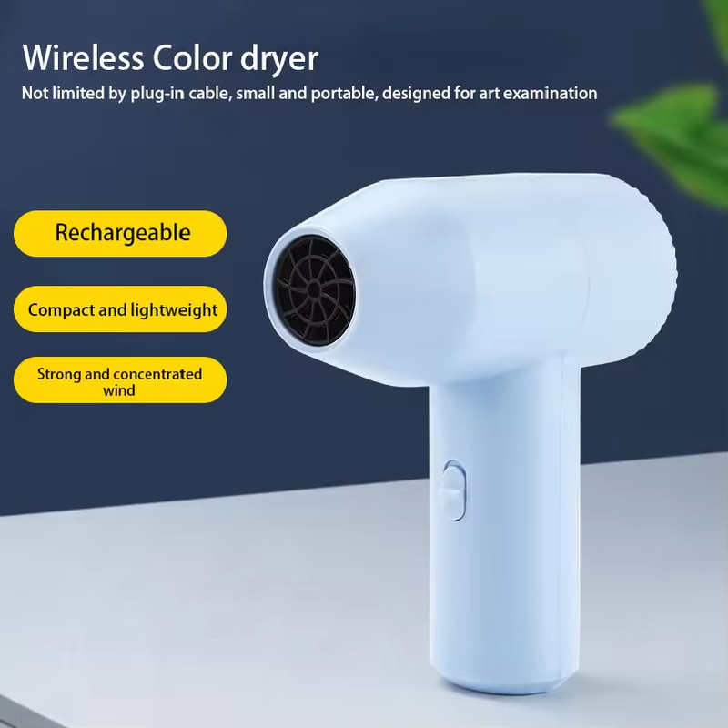 Powerful 800W Cordless Hair Dryer with 60-Minute Battery Life and Tourmaline Technology