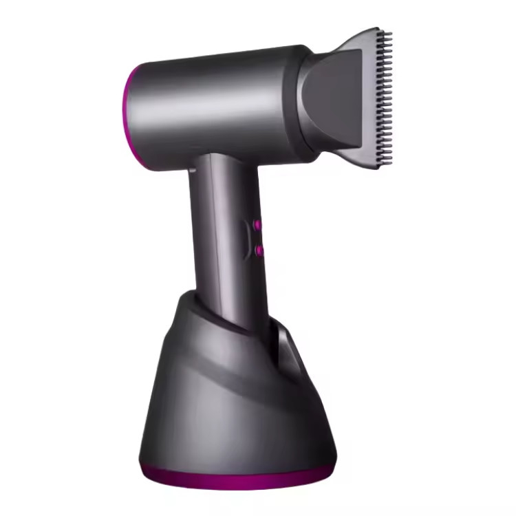 Wireless Cordless Hair Dryer Salon-grade With 2 Air Nozzles 15000mAh Large Battery For Outdoor Travel