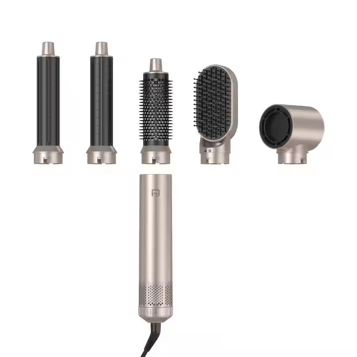 5 in 1 Electric Hair Styler Tool Custom Logo LED Multifunctional Hair Curler Set with 1000W Power and 1.8m Cord Length
