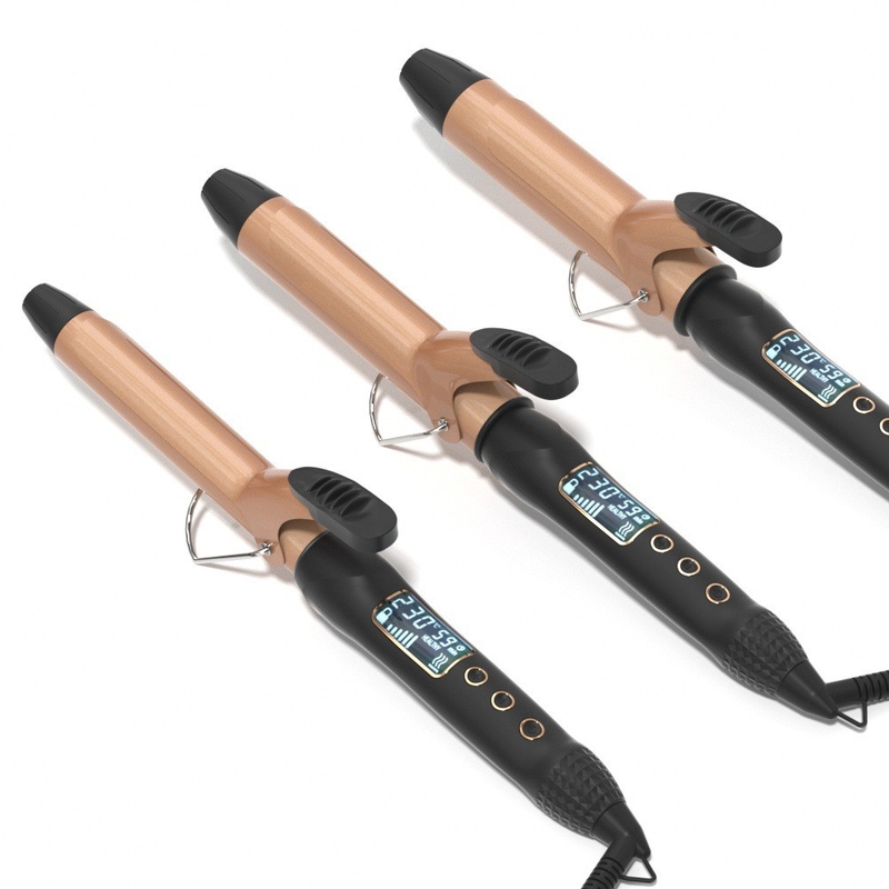 60W Fast Curling LED Display Multi Temp Gears Hair Curler For Professional Salon