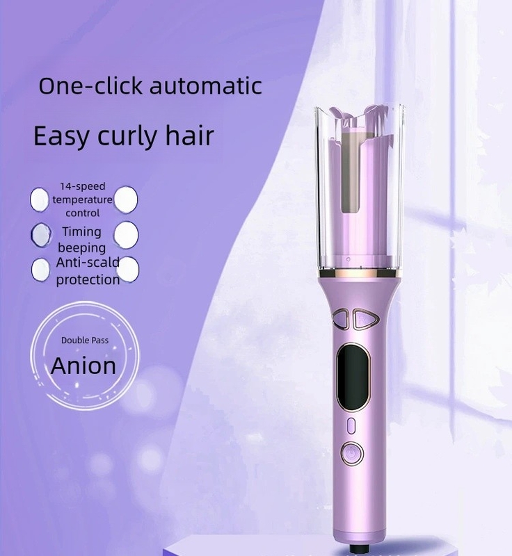 Classic 1-inch Curling Iron Fast Heat Ceramic Hair Curler for Smooth Curls and Waves