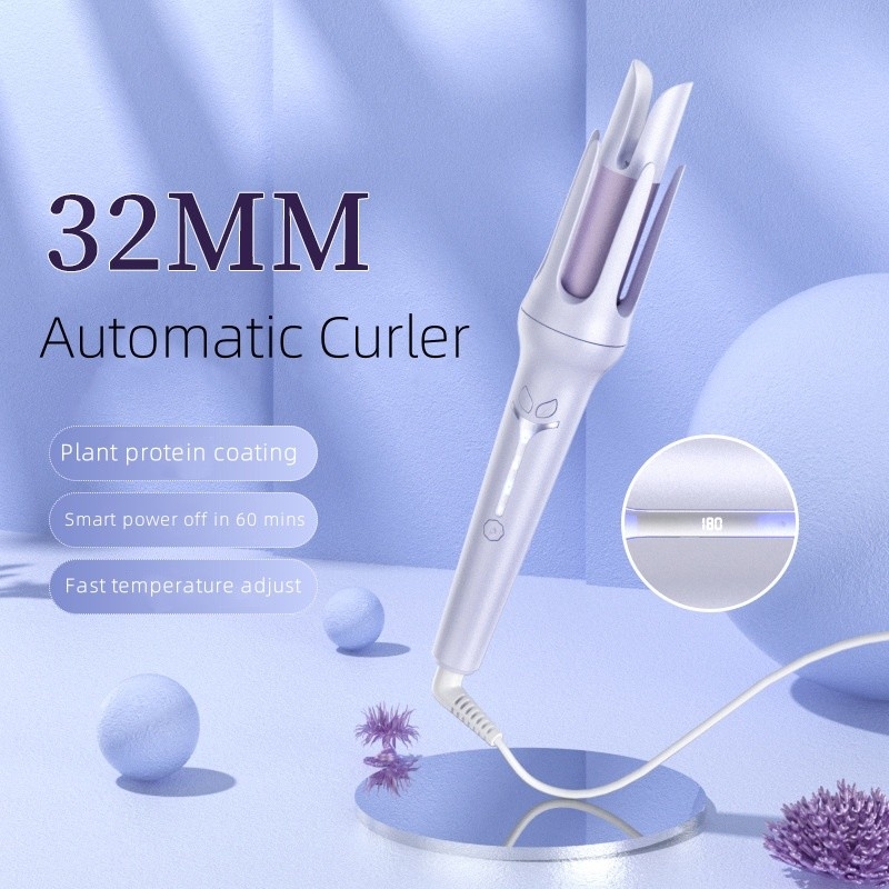 Salon-Grade Curling Iron 2-in-1 Hair Curler and Straightener with Fast Heat-up