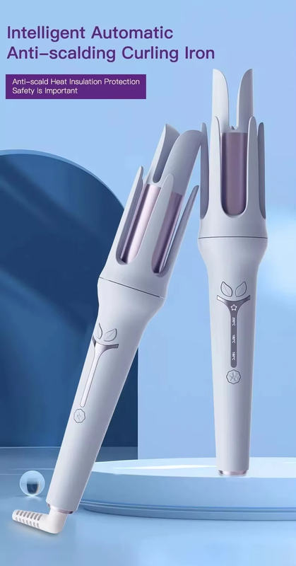 Salon-Grade Curling Iron 2-in-1 Hair Curler and Straightener with Fast Heat-up