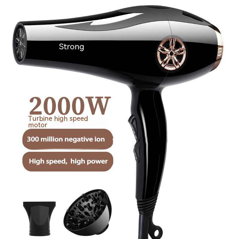 2000W High Speed Professional Multi Attachments Set Negative Ion Professional Hair Dryer for Hair Salons With Blue Light