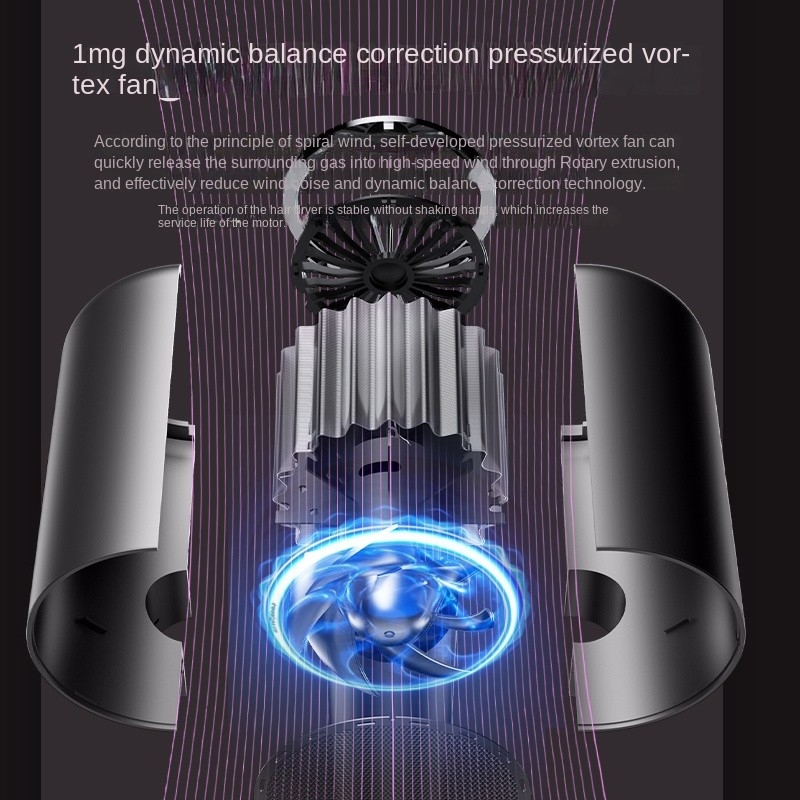 High Power 2400W Negative Ion Hair Blow Dryer Salon Blow Dryer Hot and Cold Wind Hair Dryer Volumizer
