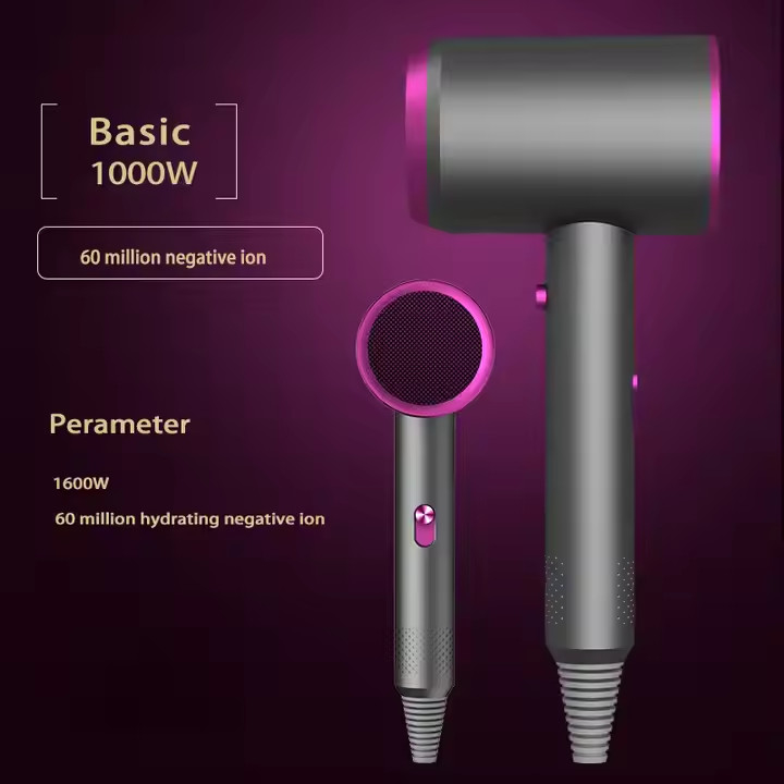 1500W Portable High Speed Negative Ion Revair Electric Hair Dryer for Home Cordless Professional